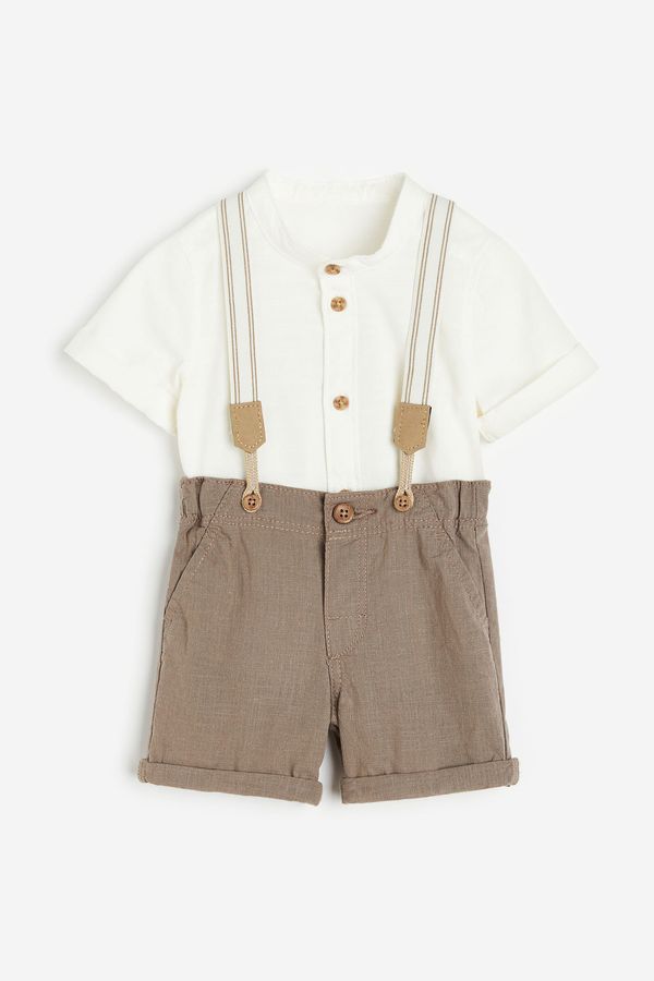 Conjunto de 2 piezas con tirantes