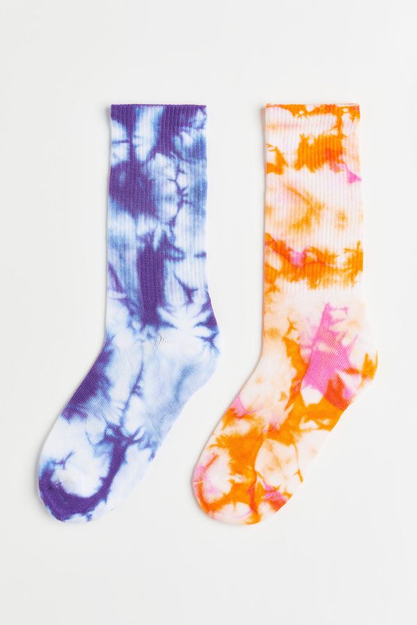 Pack de 2 medias con estampado batik