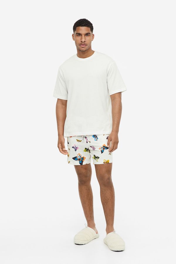 Shorts de pijama con diseño estampado