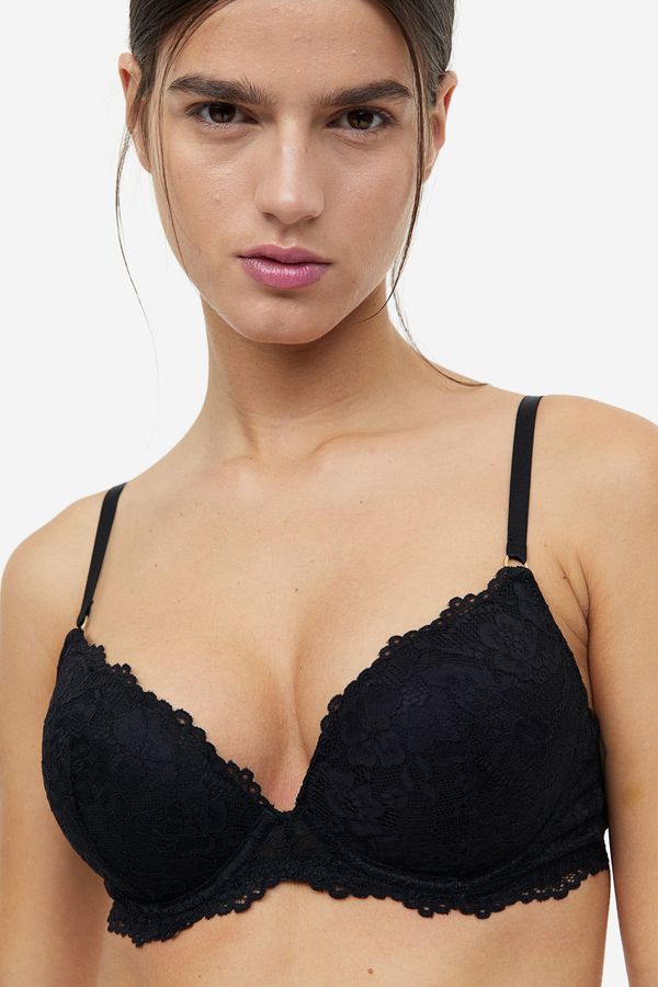 Sostén super push-up de encaje