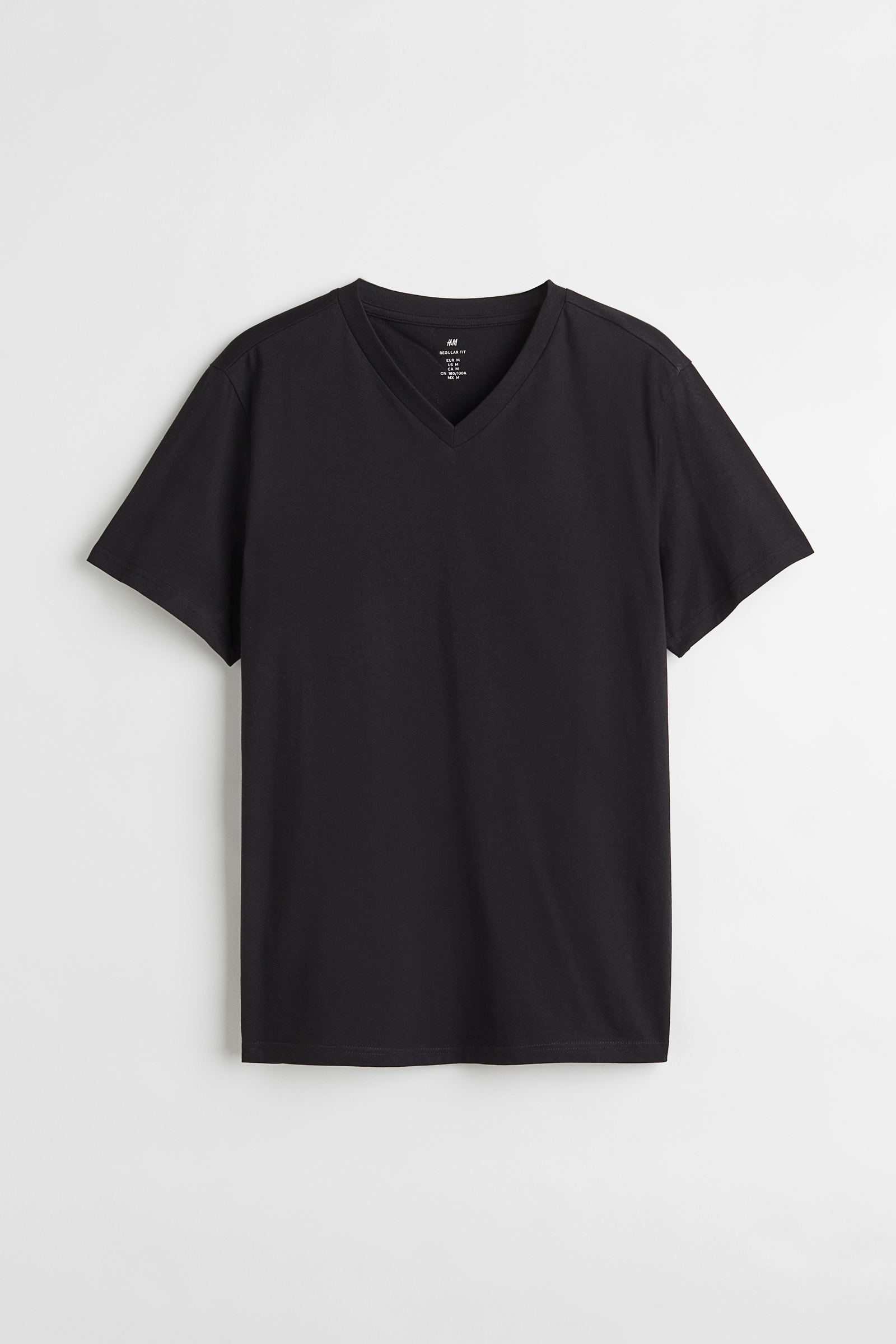 Camiseta cuello en Regular Fit - H&M CO