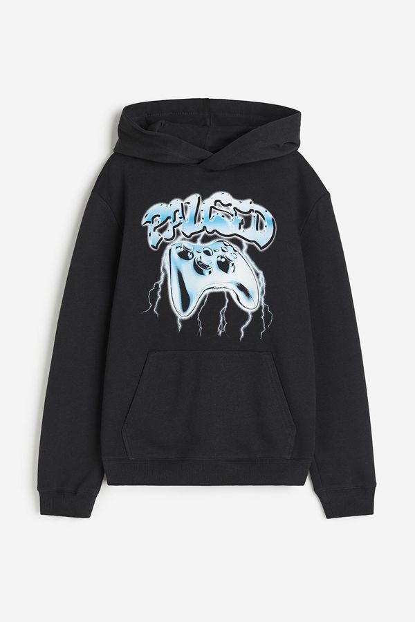 Hoodie con motivo estampado