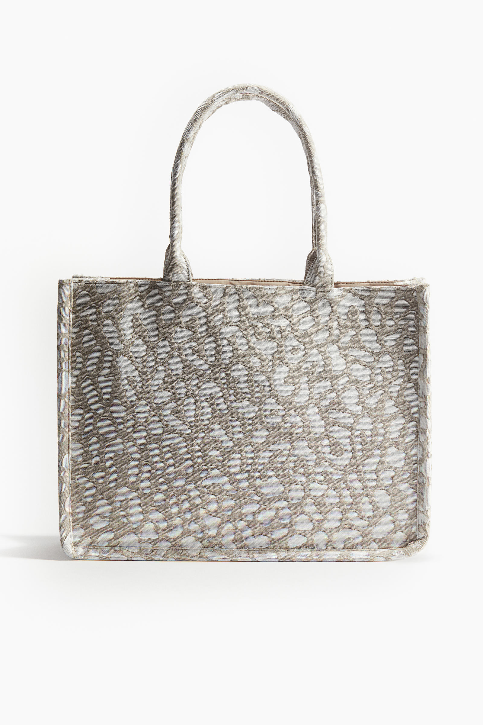 Bolso shopper en tejido jacquard H M CO