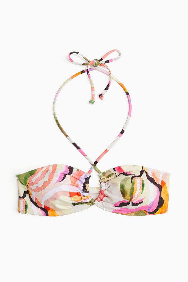 Top de bikini halter con relleno