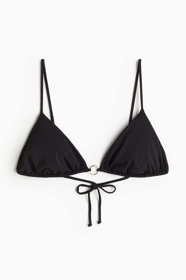 Top de bikini triangular con relleno