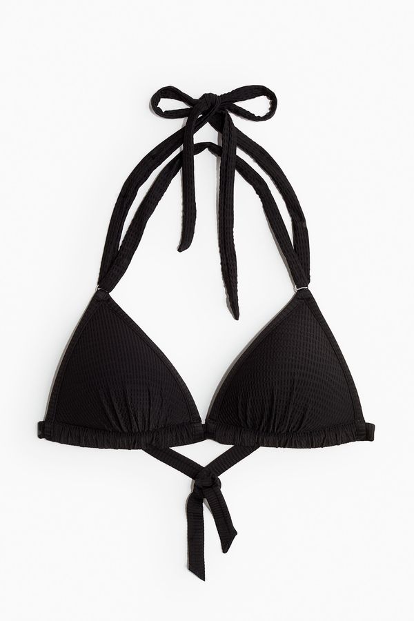 Top de bikini triangular con push-up