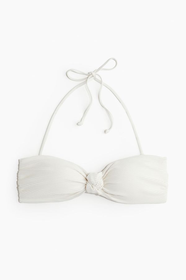 Top de bikini bandeau acolchado