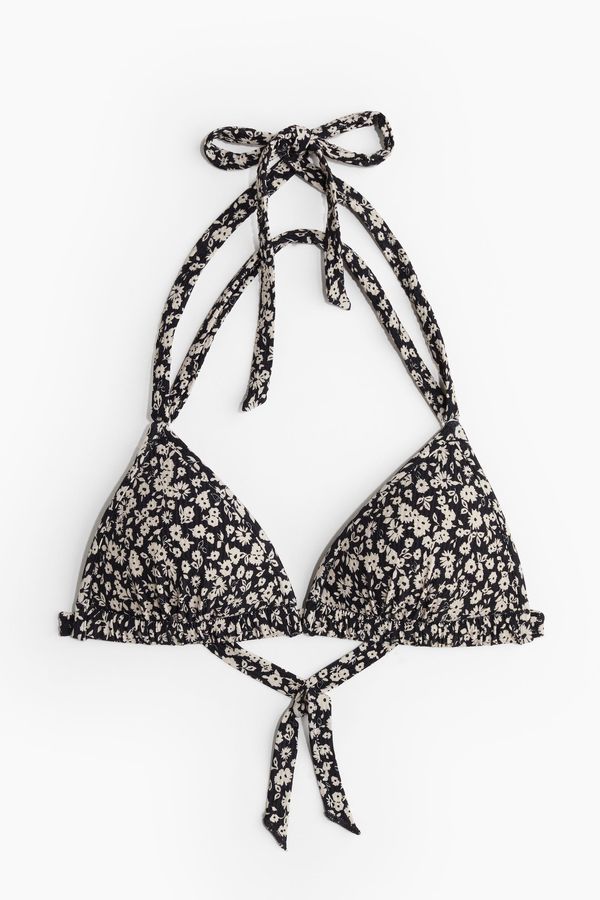 Top de bikini triangular con push-up