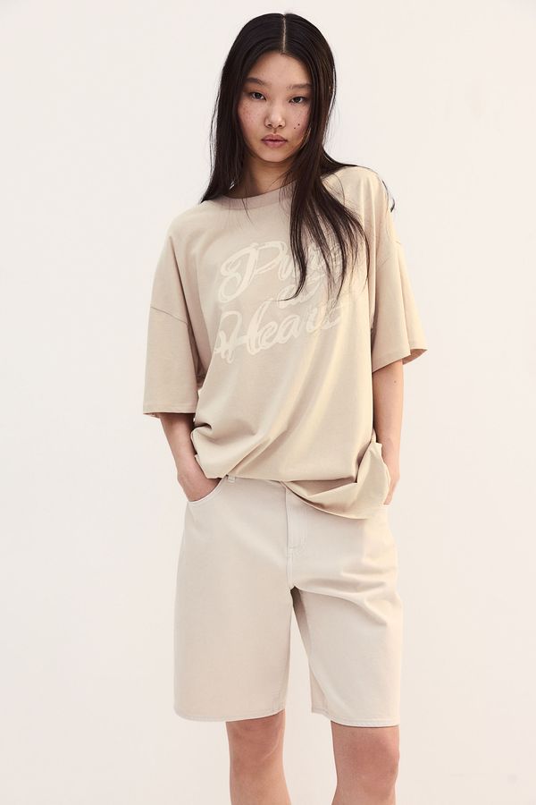 Camiseta oversize con motivo