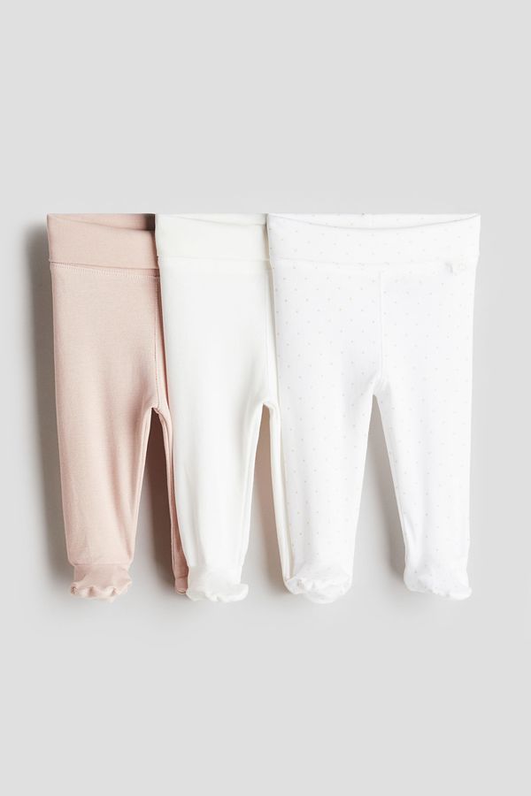 Pack de 3 leggings con cintura desplegable