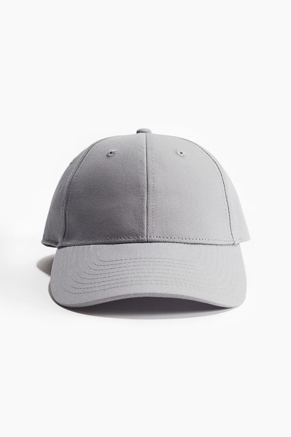 Gorra en sarga de algodón