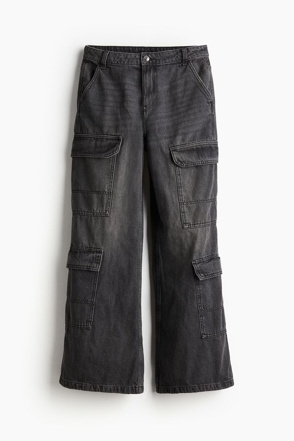 Pantalón cargo en denim