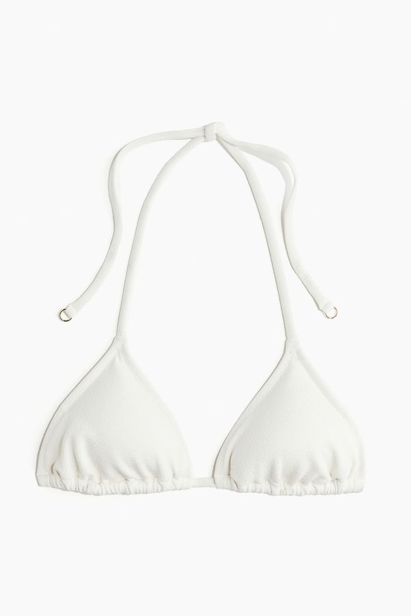 Top de bikini triangular con relleno
