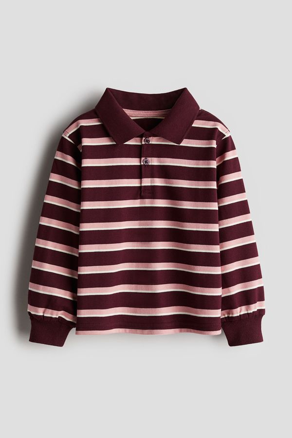 Camiseta estilo rugby en punto de algodón