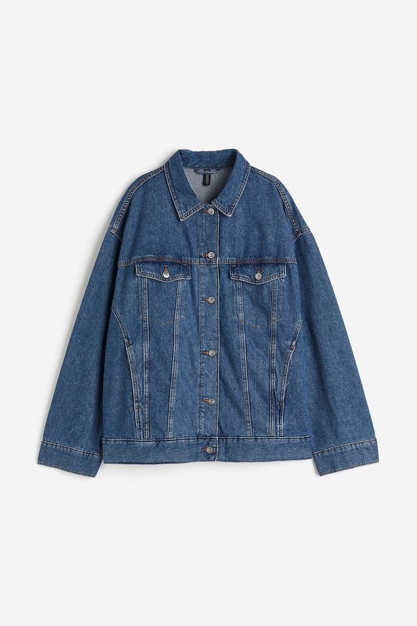 Chaqueta oversize en denim
