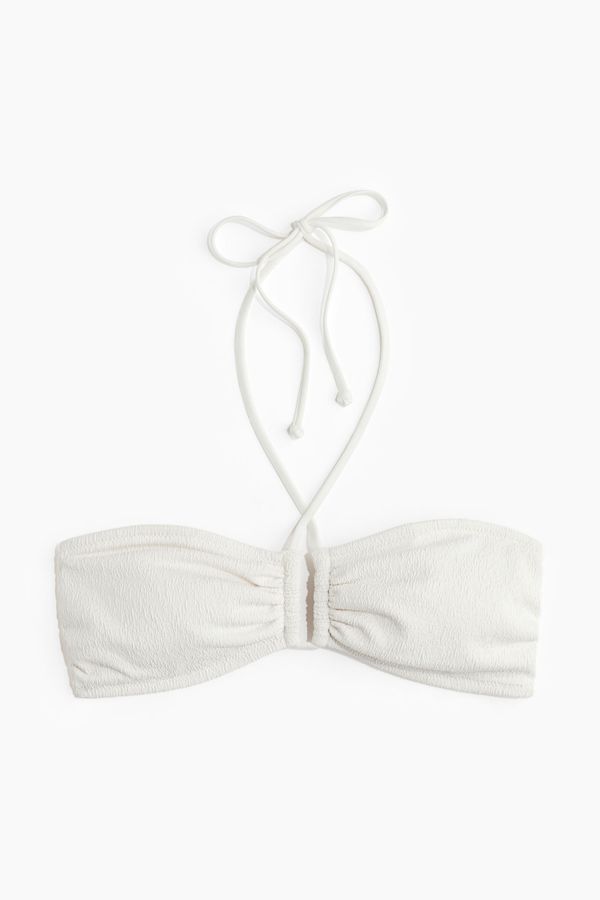 Top de bikini bandeau con acolchado