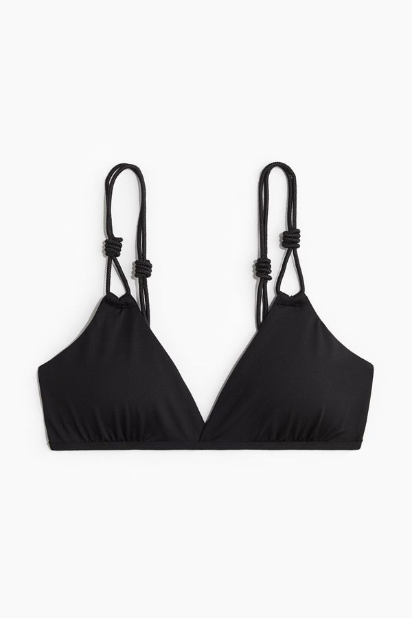 Top de bikini triangular con relleno