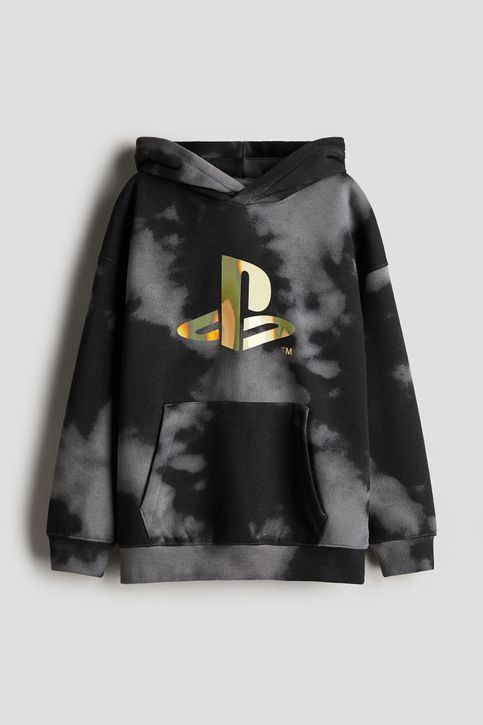 H&m charcoal hoodie sale