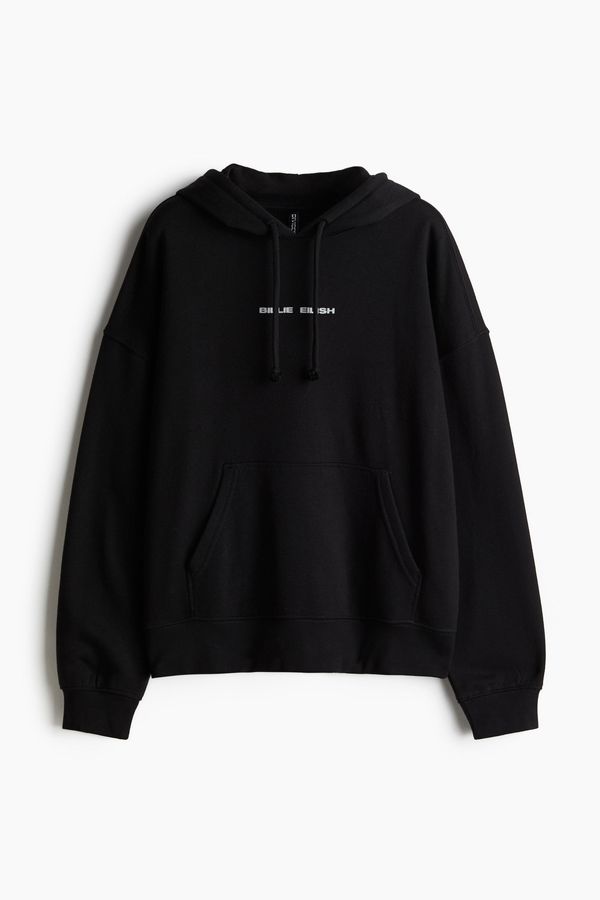 Hoodie oversize con motivo estampado