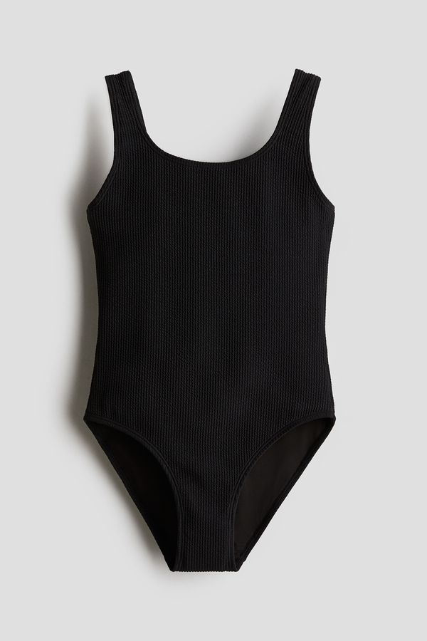 Vestido de baño en punto acanalado