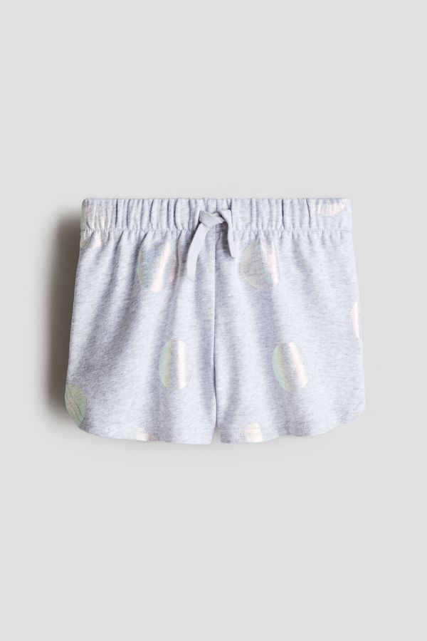 Shorts en franela estampada