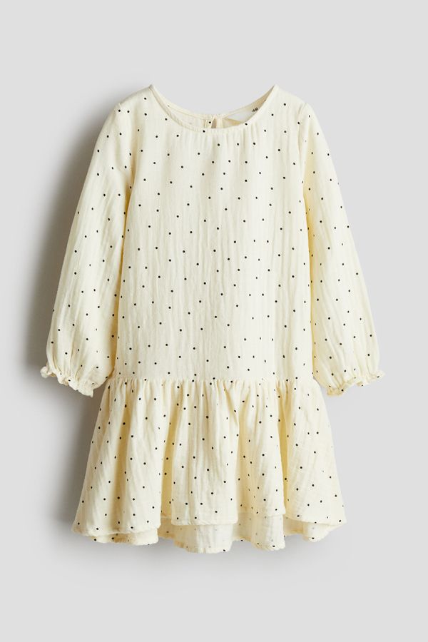 Vestido en muselina de algodón