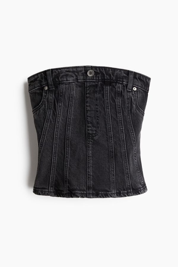 Bustier en denim