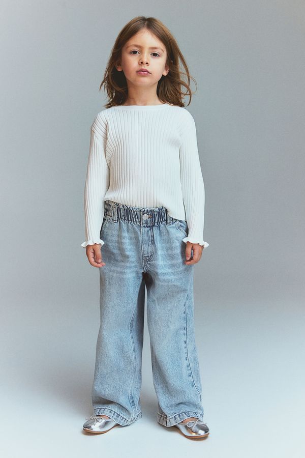 Jeans paper bag Wide Leg