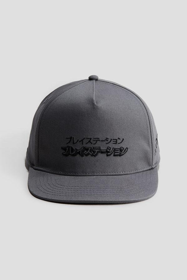 Gorra con motivo estampado