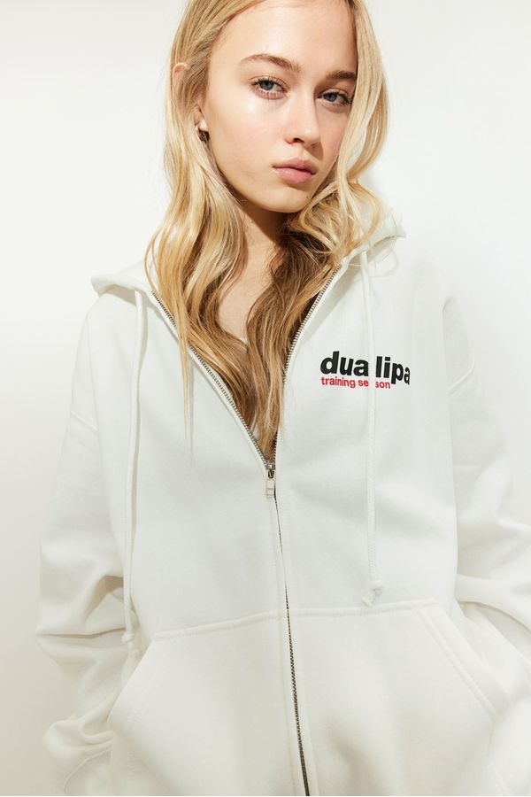 Hoodie oversize con motivo estampado