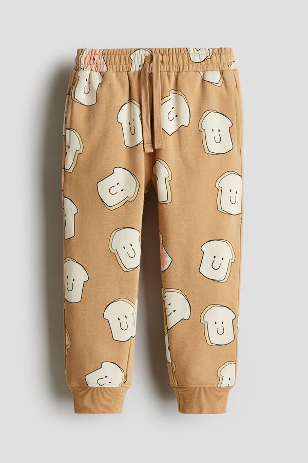 Joggers estampados de algodón