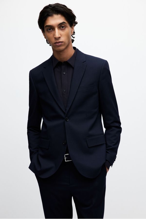 Blazer de botonadura sencilla Skinny Fit