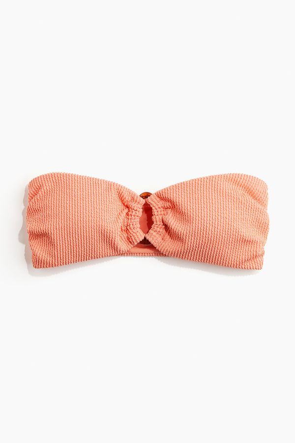 Top de bikini bandeau con relleno