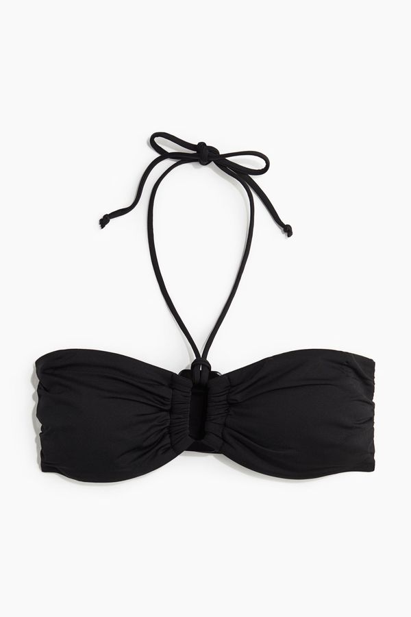 Top de bikini bandeau con relleno