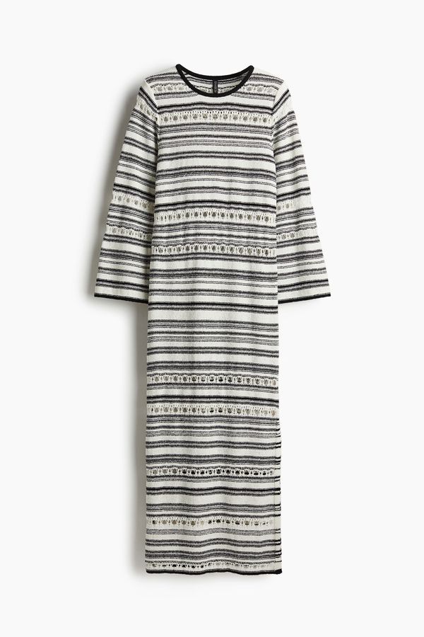 Vestido bouclé en punto revés