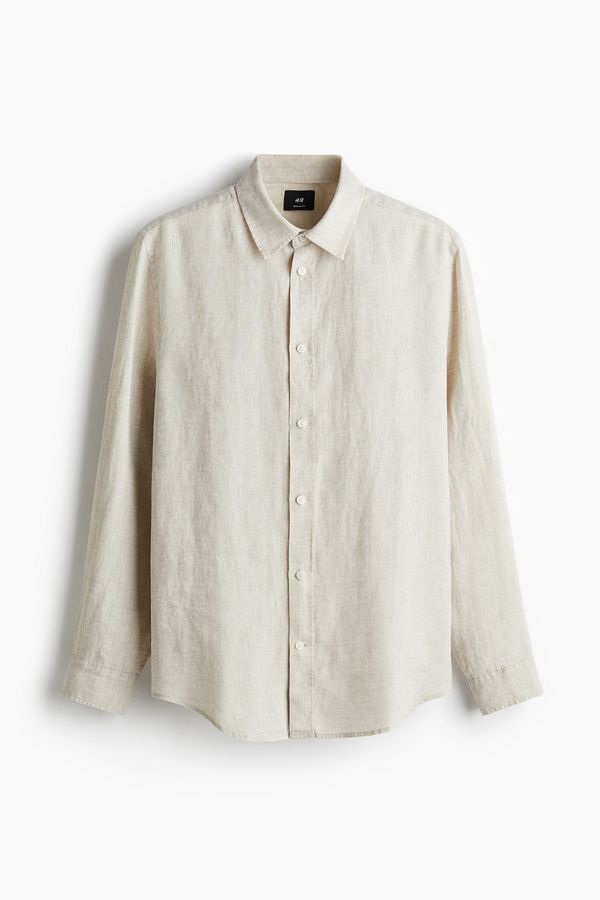 Camisa en lino Regular Fit