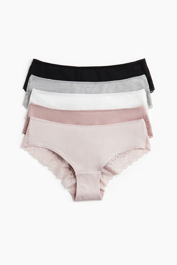 Pack de 5 pantis hipster