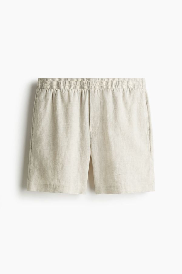 Shorts de lino Regular Fit