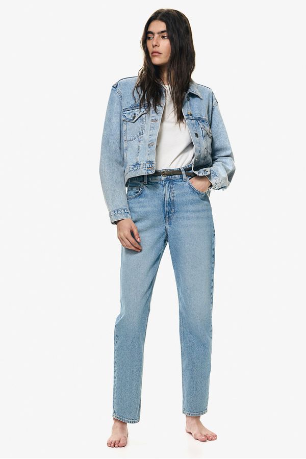 Slim Mom High Ankle Jeans