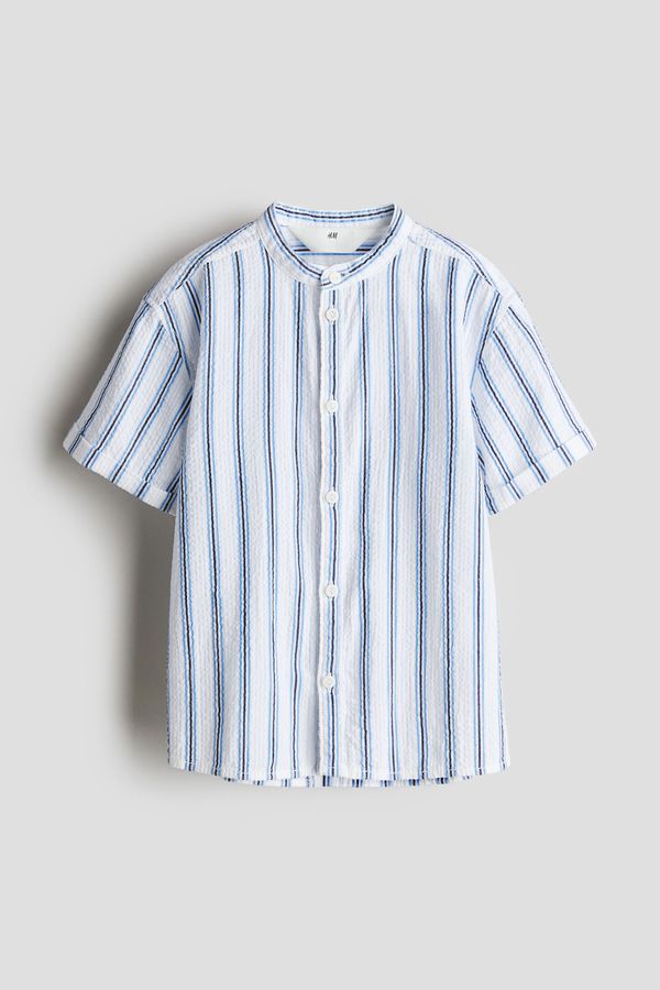 Camisa de mangas cortas con cuello Neru