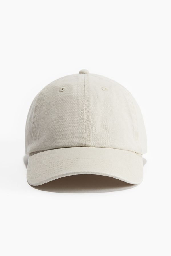 Gorra en sarga de algodón