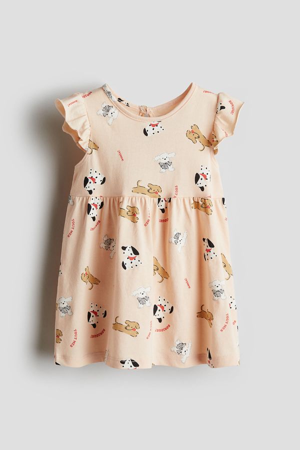 Vestido estampado de algodón