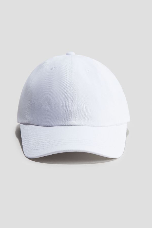 Gorra en sarga de algodón
