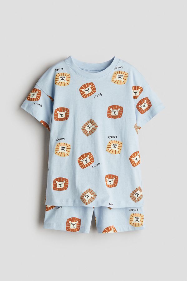 Pijama estampada en punto