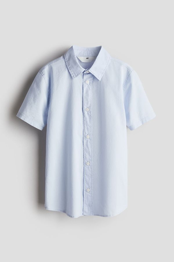 Camisa de mangas cortas en algodón