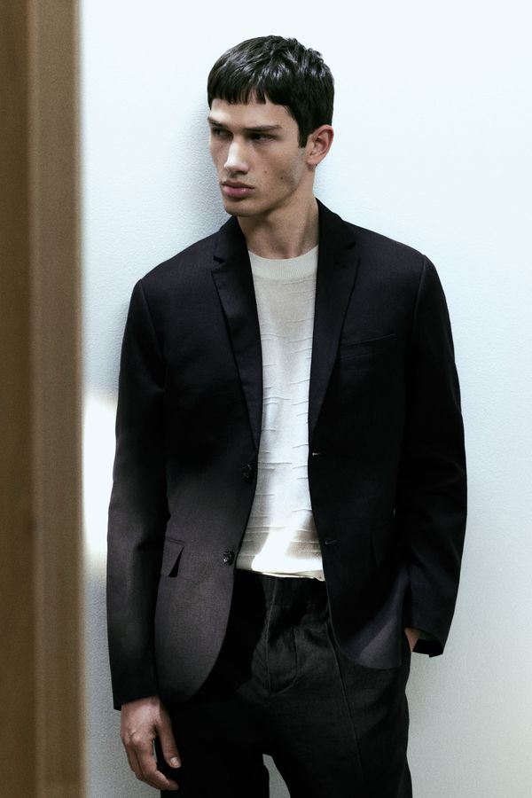 Blazer de lino Slim Fit