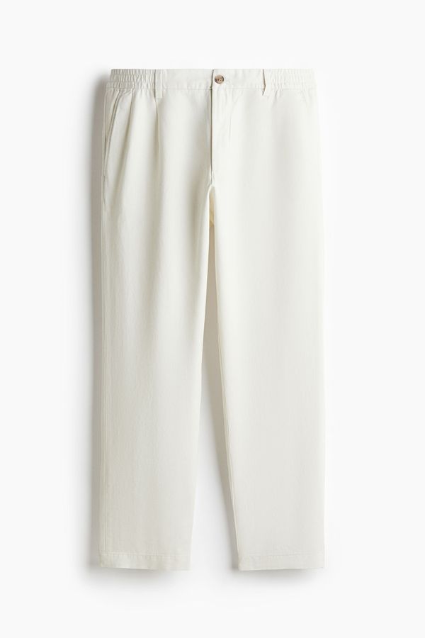 Pantalón en mezcla de lyocell Regular Fit