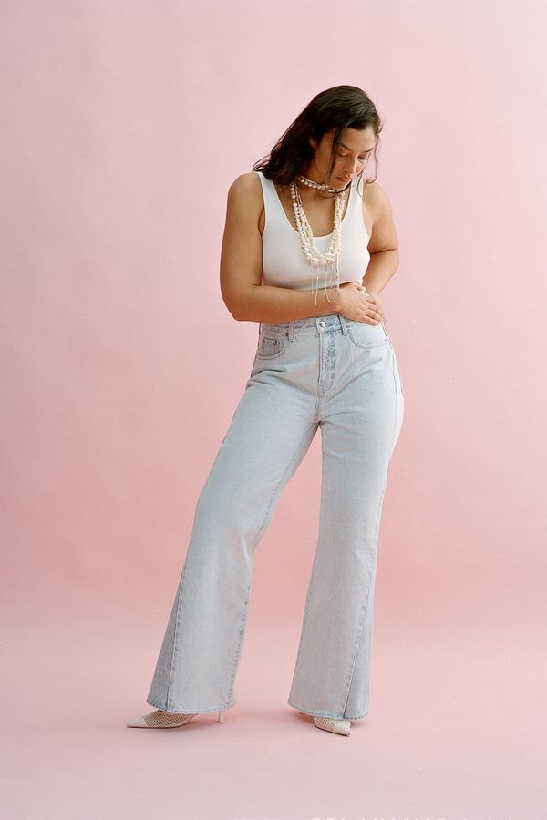 Jeans acampanado