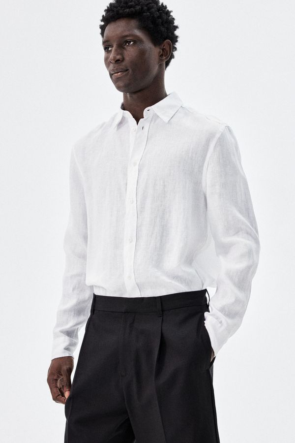 Camisa en lino Regular Fit