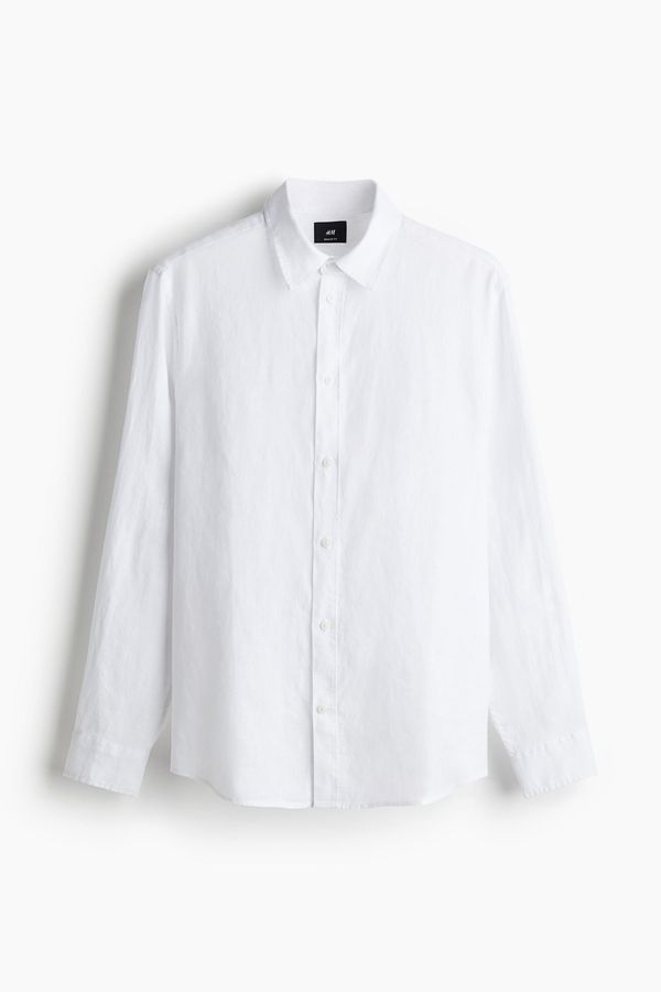 Camisa en lino Regular Fit